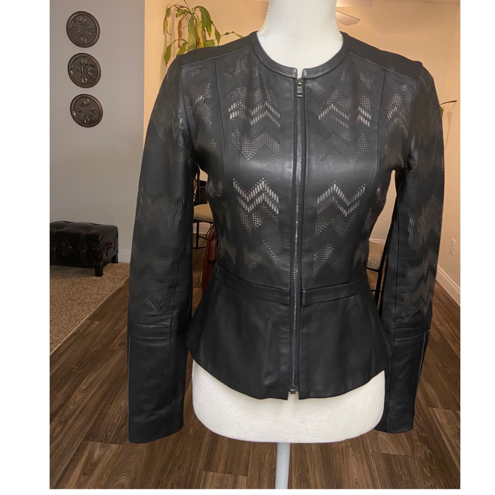 Parker leather jacket